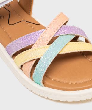 Sandales avec brides croisées à paillettes fille - Lovely Wings vue16 - LOVELY WINGS - GEMO