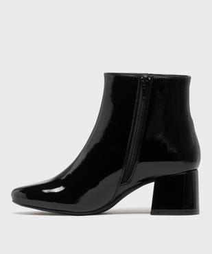 Boots à talon vernis femme vue3 - FOLLOW ME - GEMO