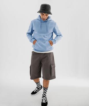 Sweat à capuche intérieur molletonné homme vue5 - GEMO 4G HOMME - GEMO