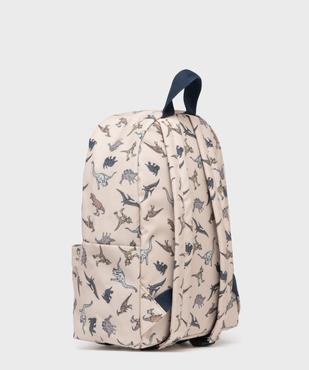 Sac à dos en toile motif dinosaures garçon vue2 - GEMO (ACCESS) - GEMO