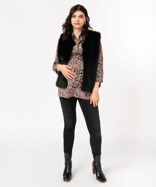 Blouse de grossesse fluide imprimée à manches 3/4 vue5 - GEMO(FEMME PAP) - GEMO
