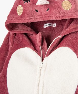 Surpyjama chaud et doux à capuche motif animal idéal Noël bébé vue3 - GEMO(BEBE DEBT) - GEMO