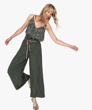Blouse femme à fines bretelles et bas smocké vue5 - GEMO(FEMME PAP) - GEMO