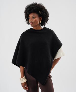 Poncho en maille à col rond femme vue1 - GEMO (ACCESS) - GEMO