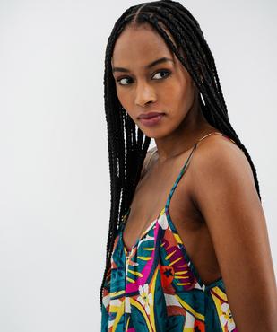 Robe courte à fines bretelles femme vue2 - GEMO 4G FEMME - GEMO