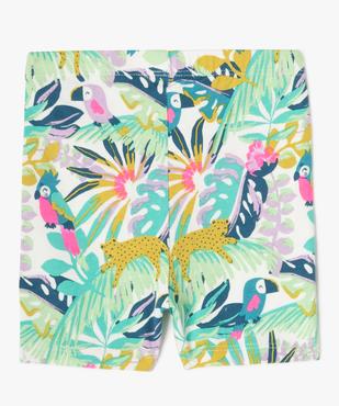 Leggings short court en coton stretch bébé fille (lot de 2) vue3 - GEMO 4G BEBE - GEMO