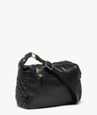 Sac femme matelassé à détails argentés vue2 - GEMO (ACCESS) - GEMO
