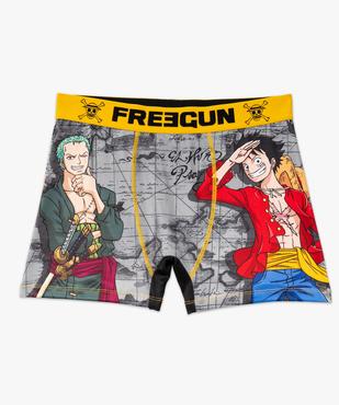 Boxer microfibre douce imprimée One Piece garçon - Freegun vue4 - FREEGUN - GEMO