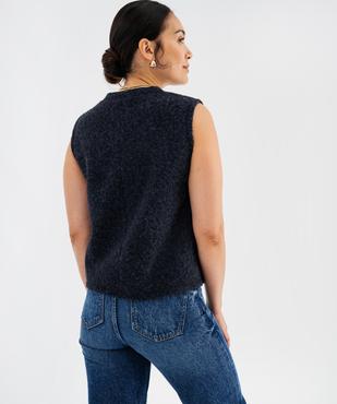 Pull sans manches col rond femme vue1 - GEMO(FEMME PAP) - GEMO