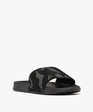 Mules de piscine à motif camouflage garçon vue2 - GEMO (PLAGE) - GEMO