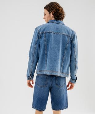 Veste en jean homme vue3 - GEMO 4G HOMME - GEMO