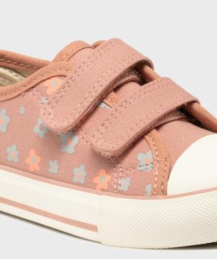 Baskets en toile tige basse à scratch motifs fleurs fille - Lovely Wings vue6 - LOVELY WINGS GEMO FOR GOOD - GEMO