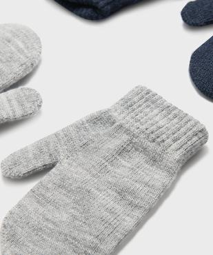 Moufles en maille fine bébé (lot de 2) vue2 - GEMO(BEBE DEBT) - GEMO