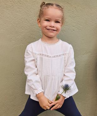 Chemise avec détails brodés bébé fille - LuluCastagnette vue4 - LULUCASTAGNETTE - GEMO