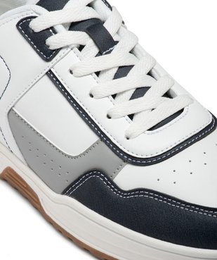 Baskets homme tricolores à lacets style casual vue7 - GEMO (SPORTSWR) - GEMO