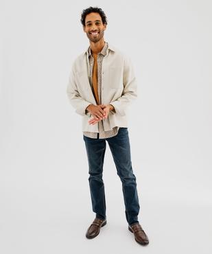 Jean slim en denim de coton stretch homme vue4 - GEMO 4G HOMME - GEMO