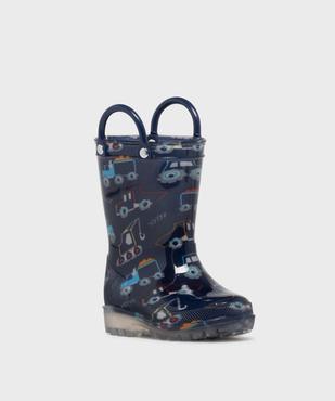 Bottes de pluie à motifs tracteurs bébé garçon - Little Love vue2 - LITTLE LOVE - GEMO