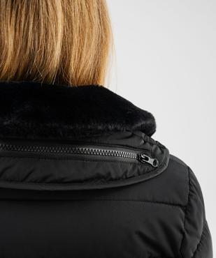 Manteau matelassé avec col montant doublé femme vue7 - GEMO 4G FEMME - GEMO