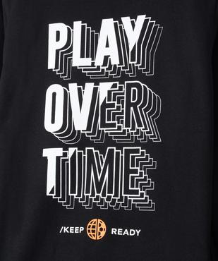 Sweat garçon en molleton fin avec imprimé graphique vue2 - GEMO (JUNIOR) - GEMO