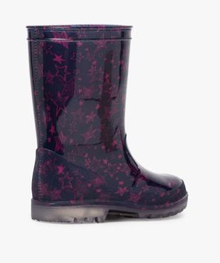 Bottes de pluie fille à motifs étoiles vue4 - GEMO (ENFANT) - GEMO