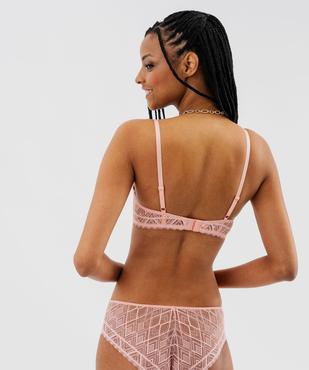 Soutien-gorge push-up en dentelle vue3 - GEMO(HOMWR FEM) - GEMO