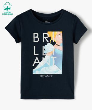 Tee-shirt fille à manches courtes avec motif pailleté - Disney vue1 - GEMO