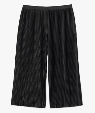 Pantalon femme en maille plissée coupe large vue5 - GEMO (G TAILLE) - GEMO