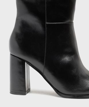 Bottes à haut talon et bout pointu femme vue6 - FOLLOW ME G4G - GEMO
