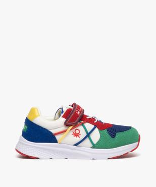 Baskets garçon retro running colorées - Benetton vue1 - BENETTON - GEMO