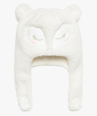 Bonnet bébé fille motif animal avec doublure chaude vue1 - GEMO(BEBE DEBT) - GEMO