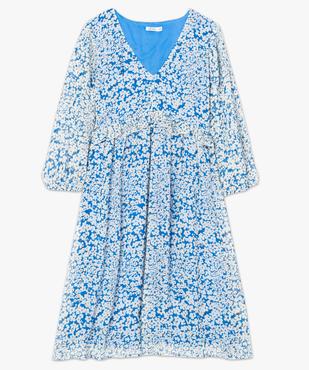 Robe femme imprimée à volant et manches 3/4 vue5 - GEMO(FEMME PAP) - GEMO