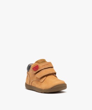 Chaussures premiers pas bébé garçon unies en suédine - Geox vue2 - GEOX - GEMO