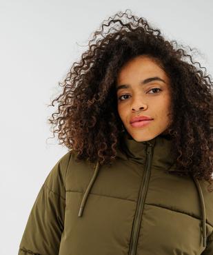 Doudoune à capuche et col montant femme vue3 - GEMO 4G FEMME - GEMO