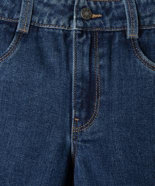 Jean wide leg taille ajustable fille vue2 - GEMO 4G FILLE - GEMO