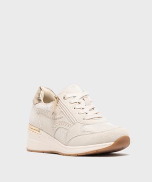 Baskets jogger à talon compensé femme - Valentina Baldano vue2 - VALENTINA BALDA - GEMO