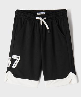 Bermuda de sport en mesh à taille élastiquée garçon vue1 - GEMO (ENFANT) - GEMO