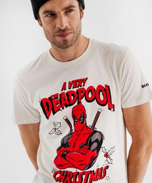 Tee-shirt de Noël manches courtes motif Dead Pool homme - Marvel vue2 - DEADPOOL - GEMO