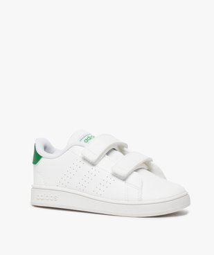 Baskets garçon unies à scratch – Adidas vue2 - ADIDAS - GEMO