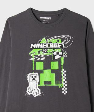 Pyjama long coton garçon - MINECRAFT vue2 - MINECRAFT - GEMO