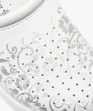 Sabots confort femme à dessus perforé et imprimé vue6 - GEMO (CONFORT) - GEMO