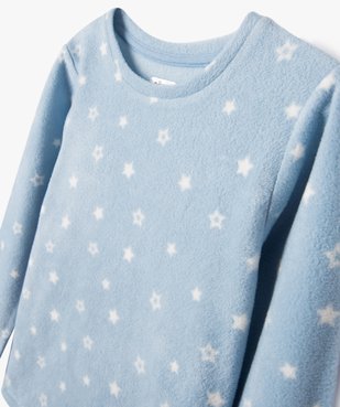 Pyjama en maille polaire à motifs étoiles fille vue3 - 1E PRIX BY GEMO - GEMO