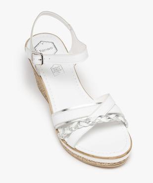 Sandales femme à talon dessus cuir - Tanéo vue5 - TANEO - GEMO
