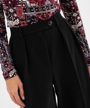 Pantalon à pinces longueur 7/8ème femme vue2 - GEMO(FEMME PAP) - GEMO