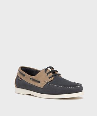 Chaussures bateau bicolore - Tanéo vue2 - TANEO - GEMO