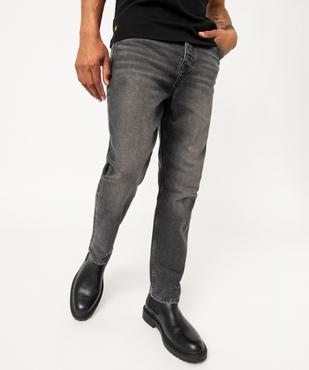 Jean tapered délavé homme vue6 - GEMO (HOMME) - GEMO