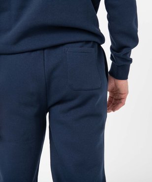 Pantalon de jogging molletonné homme vue4 - GEMO 4G HOMME - GEMO