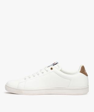 Baskets homme unies avec côtés perforés – Ellesse Monaco vue3 - ELLESSE - GEMO