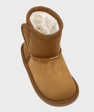 Boots fourrés fermeture scratch bébé fille - Lovely Wings vue5 - LOVELY WINGS - GEMO