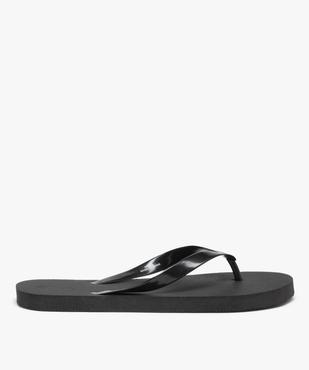 Tongs femme unies à brides souples vue2 - GEMO (PLAGE) - GEMO