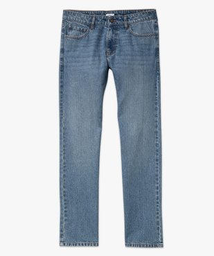 Jean coupe Regular légèrement délavé homme vue4 - GEMO 4G HOMME - GEMO